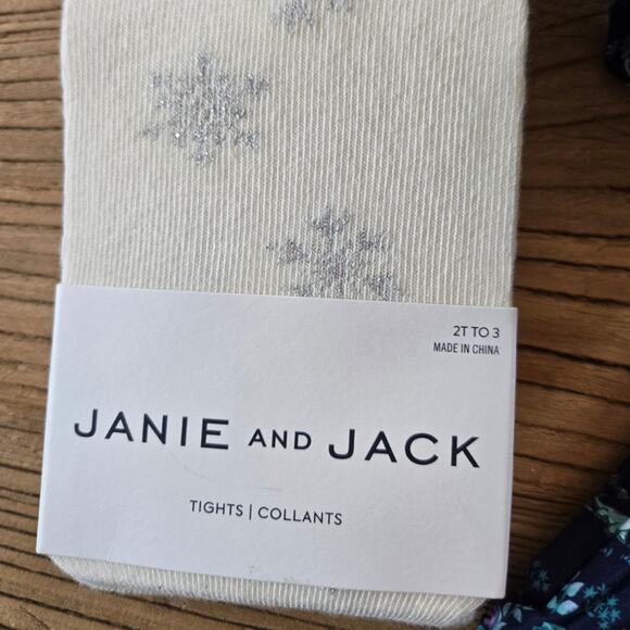 Janie and Jack Disney Frozen Toile Dress and matching tights sz 3 - Picture 7 of 8